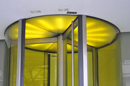 Yellow light steel photo