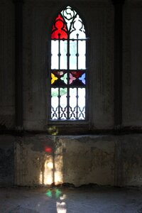 Light church colored glass