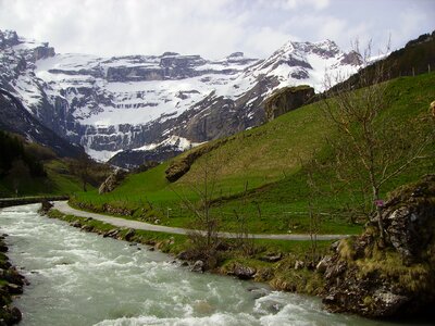 Hiking snow france