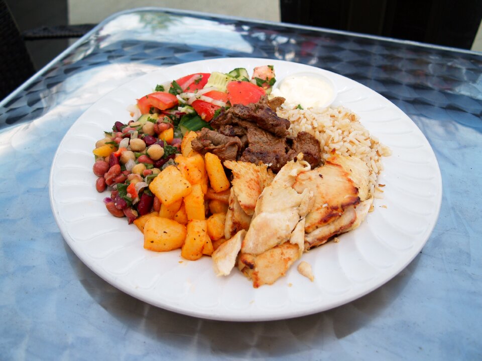 Diet salad lunch