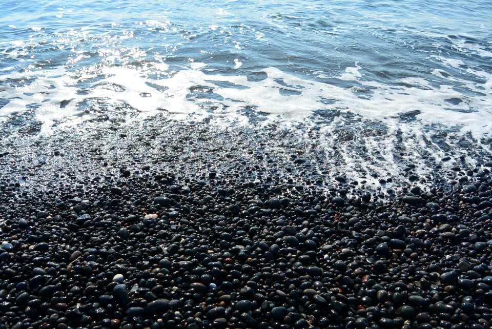 Beach wave greece