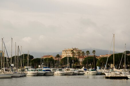 Mediterranean port yachts photo