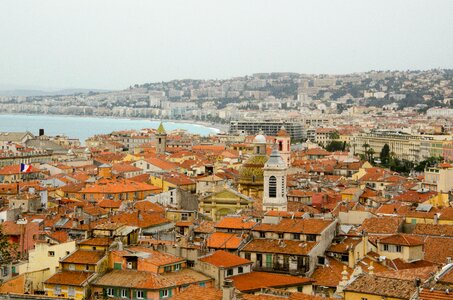 Côte d ' azur city view summer