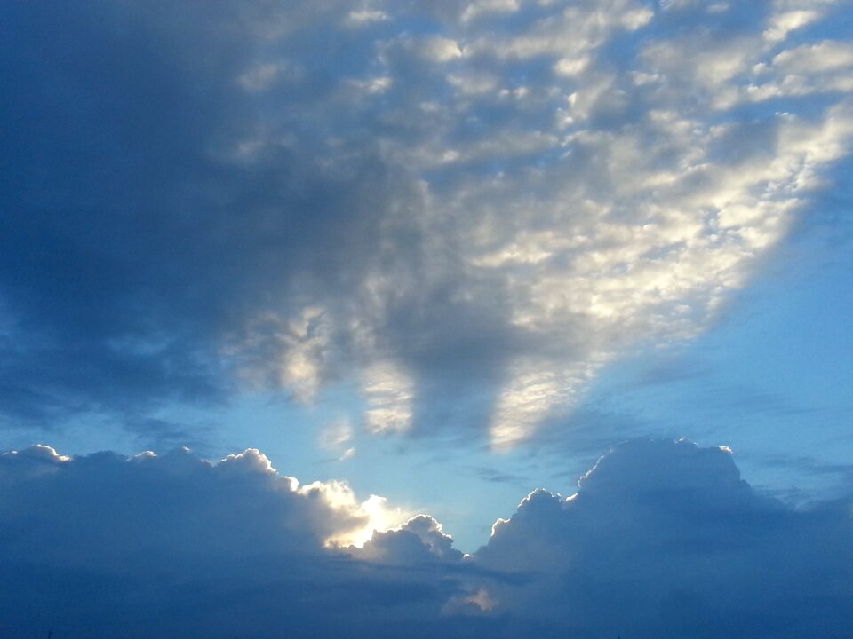 Clouds sunset relaxation