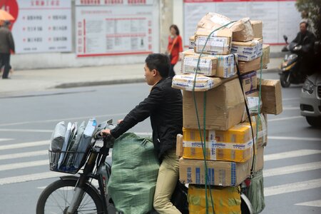 Motorcycles delivery daily