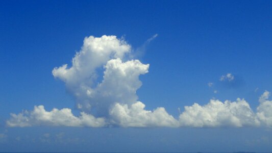 Sunny cumulus sunlight photo