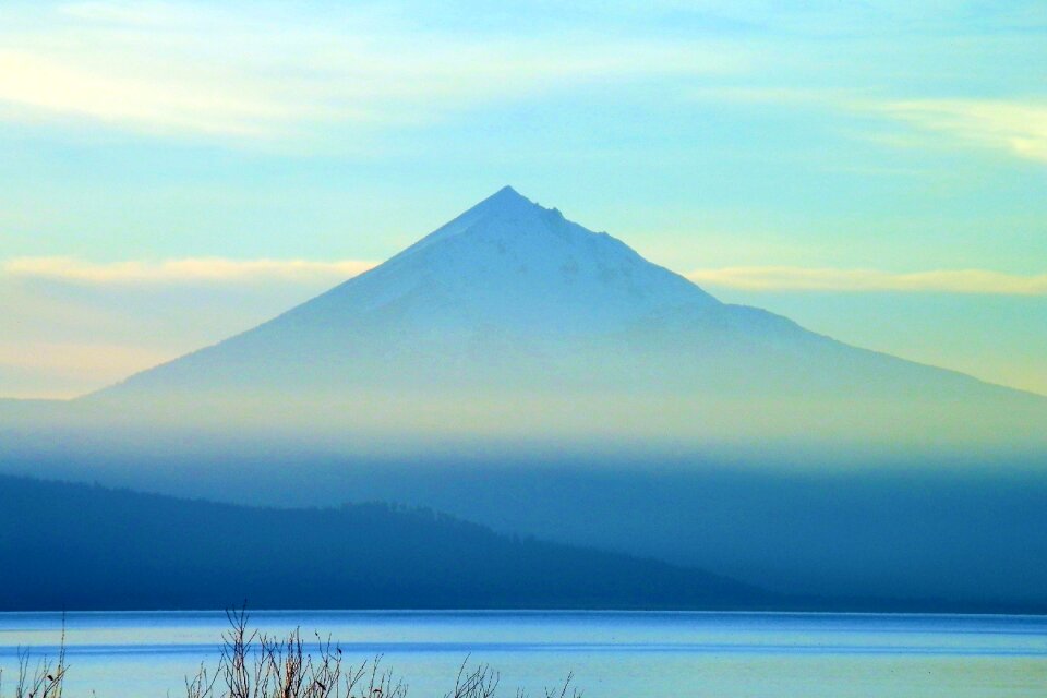 Lake scenic peaceful