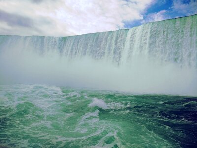 The scenery maid of the mist horseshoe falls photo