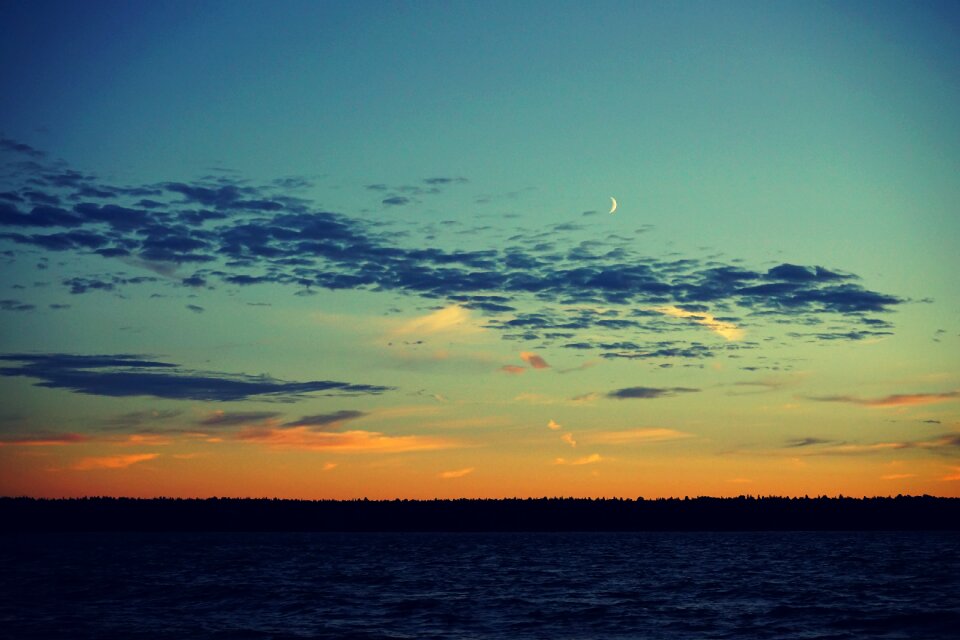 Clouds horizon beach