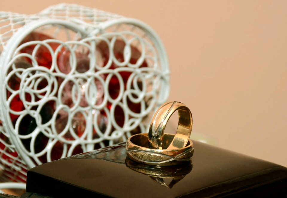 Marriage gold love photo