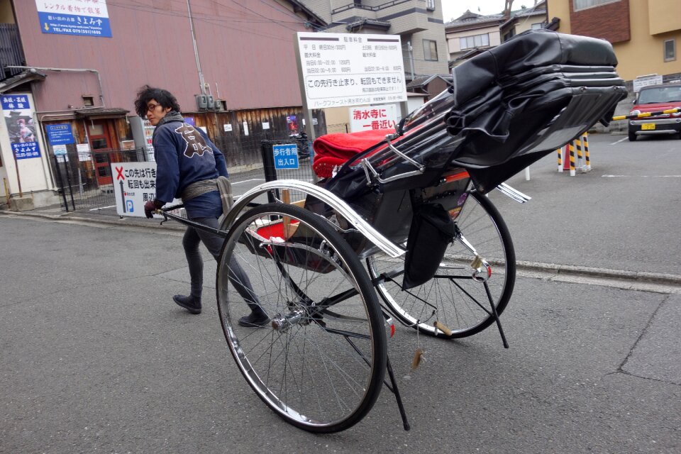 Rickshaw kiyomizu kyoto