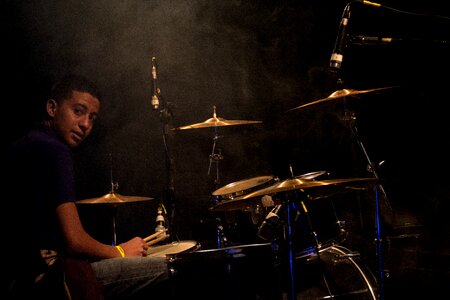 Drummer instrument artist