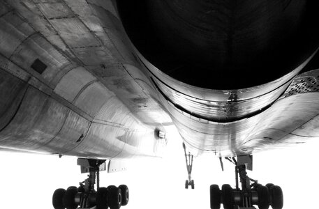 Jet propulsion turbine passenger aircraft photo