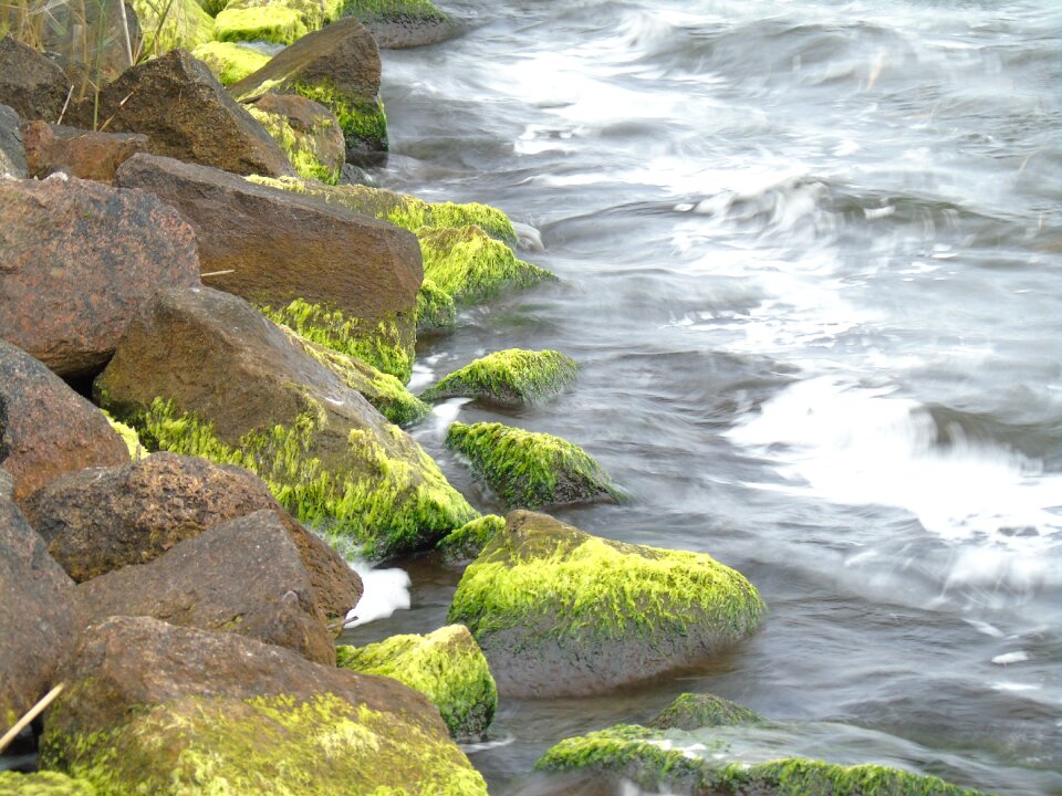 Wind seetank water