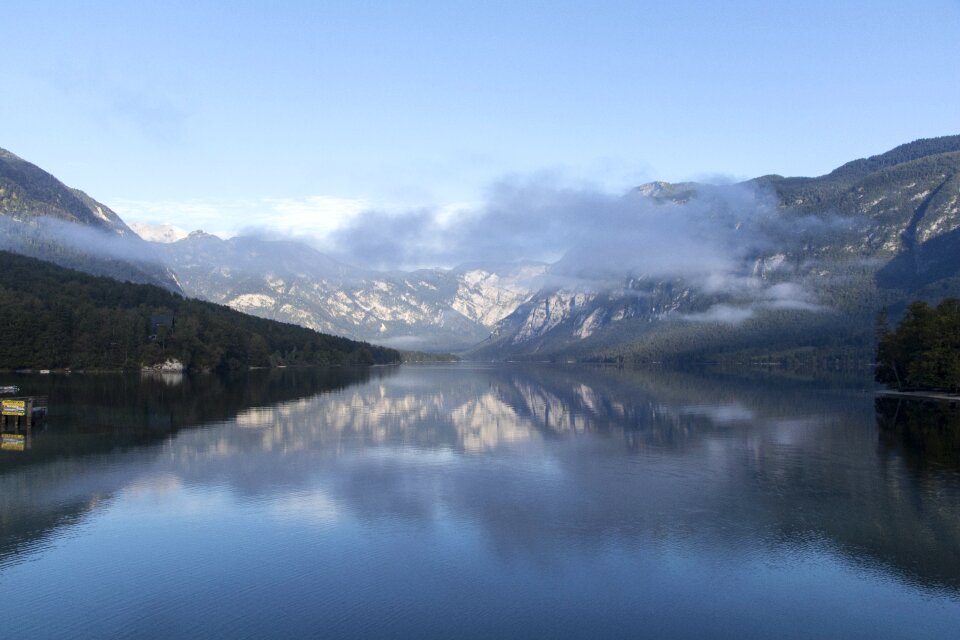 Alps water landscape