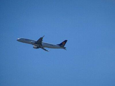 Lufthansa sky blue photo