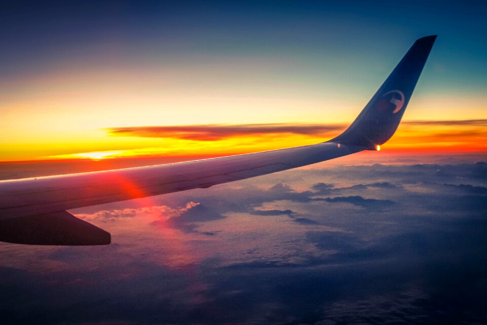 Sky heaven view from airplane