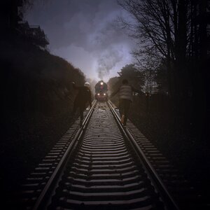 Transport rail railroad tracks photo