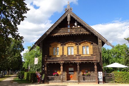 Wood carving russian historically photo