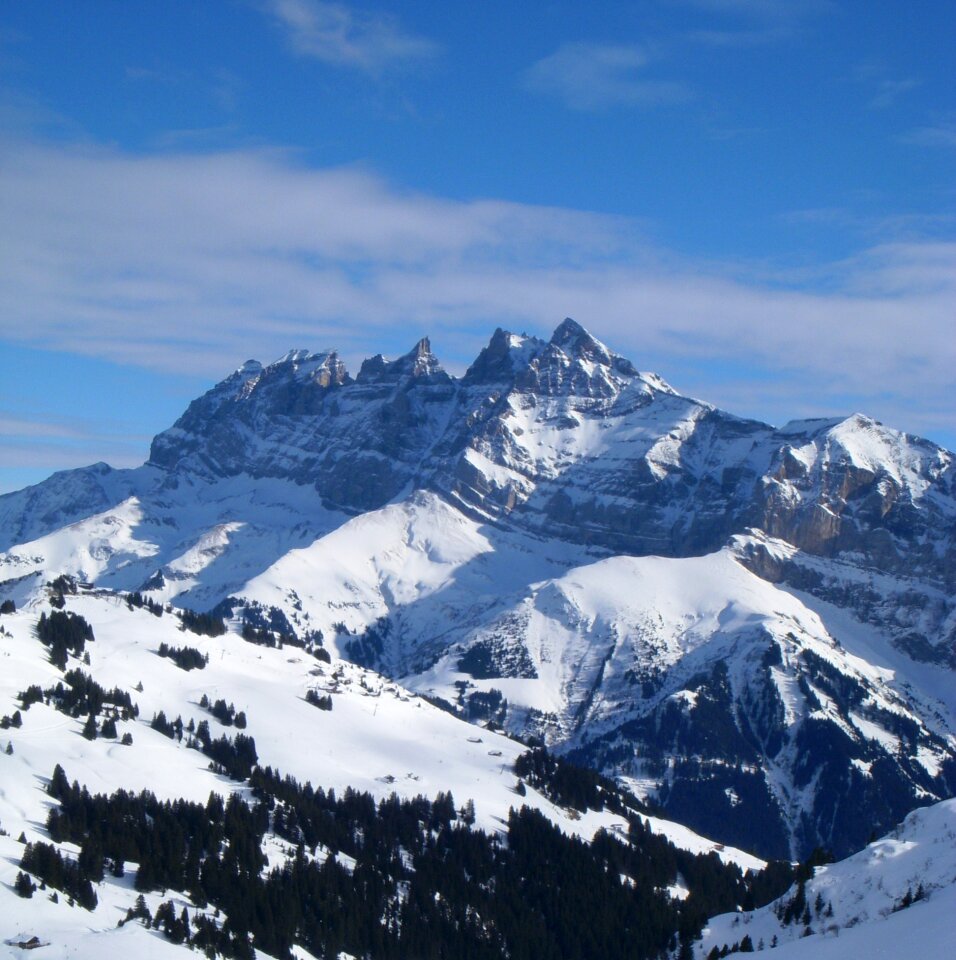 Snow dents du midi switzerland photo