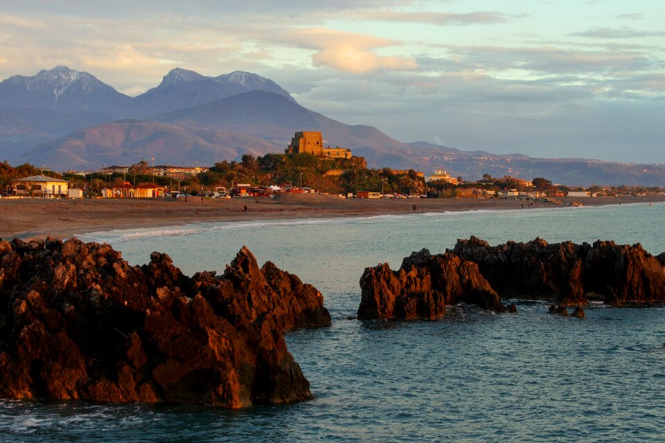 Italy landscape beach