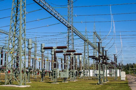 High voltage transformer power generation photo