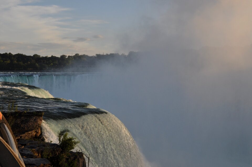 Waterfall mist natural