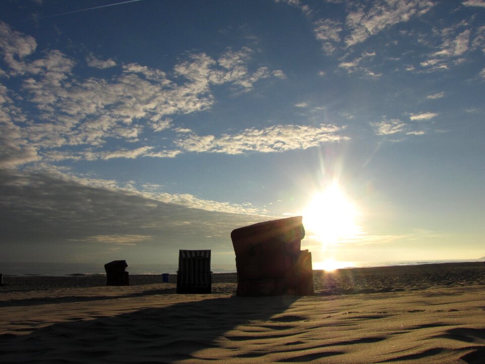 Beach sand sunrise mood