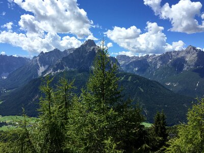 Alpine sesto landscape