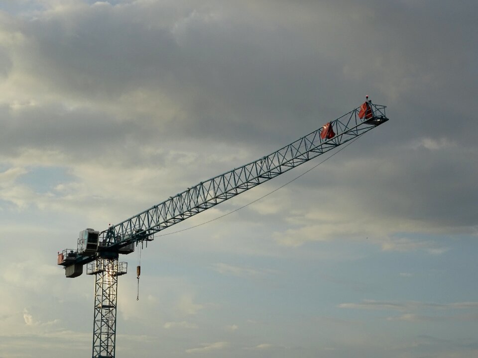 Clouds evening scaffold