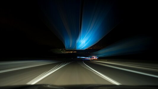 Lights vehicle speed photo