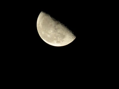 The night sky moon waning gibbous photo