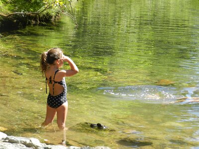 Quiet summer lake photo