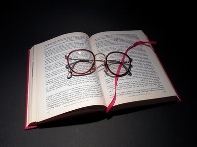 Literature reading glasses education