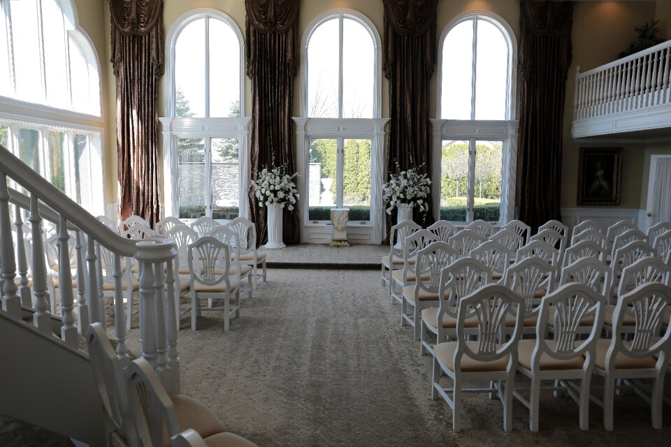 Ceremony gray wedding