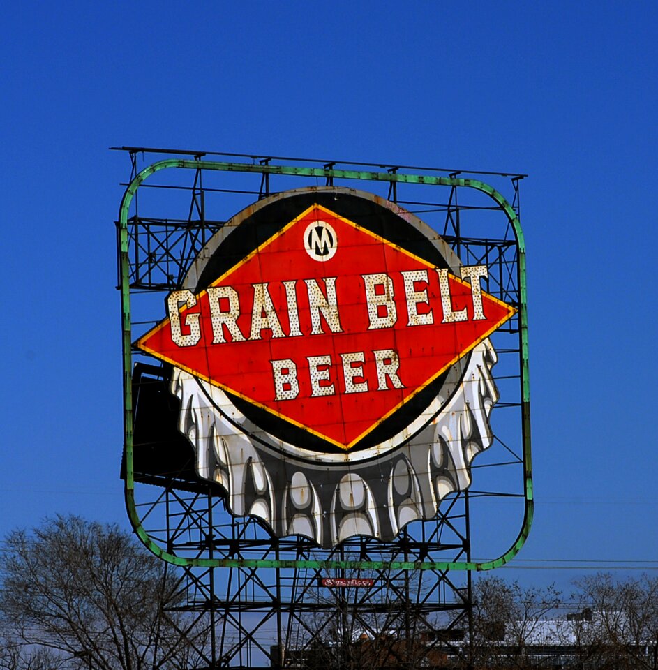 Grain belt beer sign
