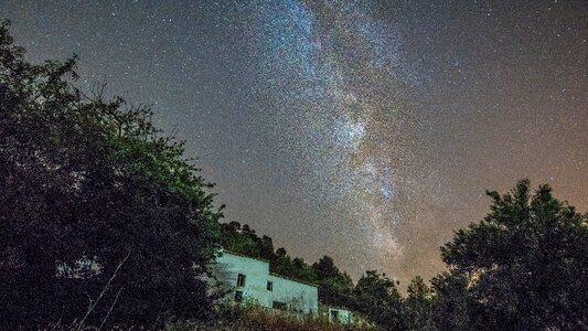 Star landscape trail photo