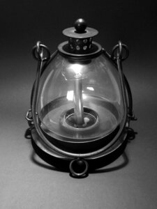 Antique lantern candlelight photo