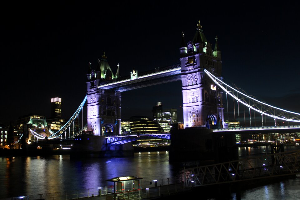 River thames bridge places of interest