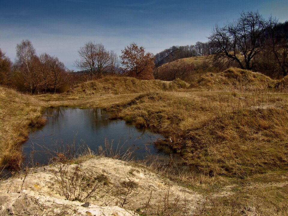 Babiny military training ground autumn