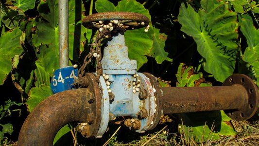 Water valve pipeline photo
