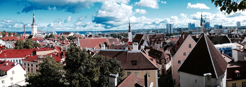 Estonia baltic states roofs