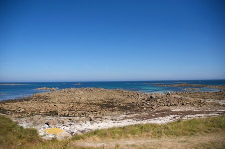 Beach sandy beach brittany photo