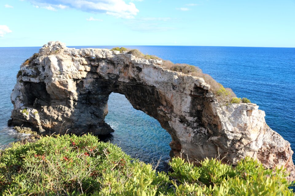 Rock coast nature