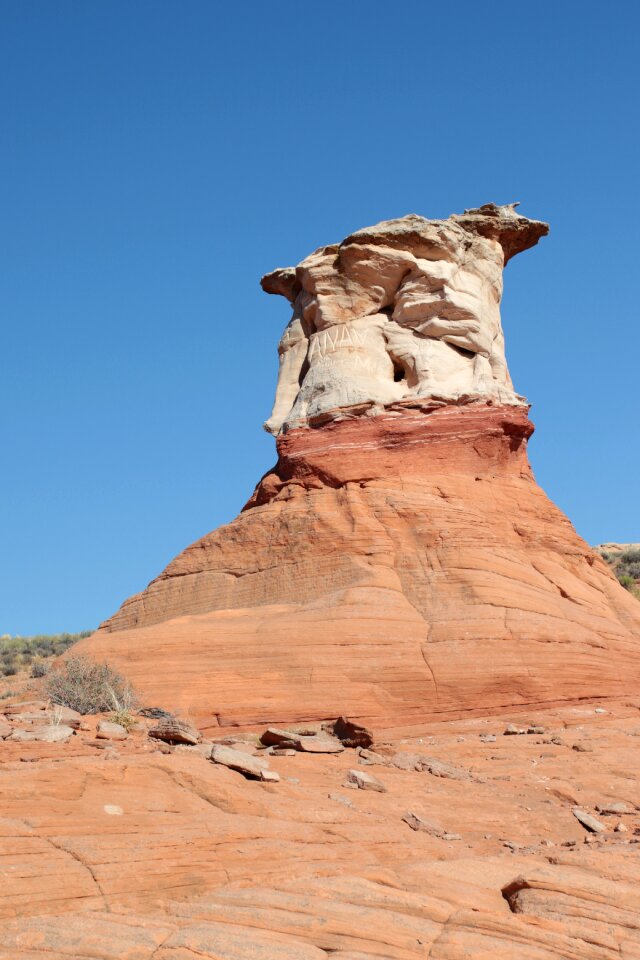 Red sand rock