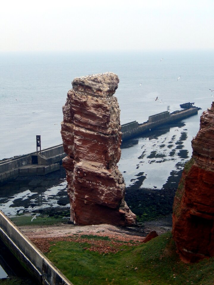 Sea island north sea rock