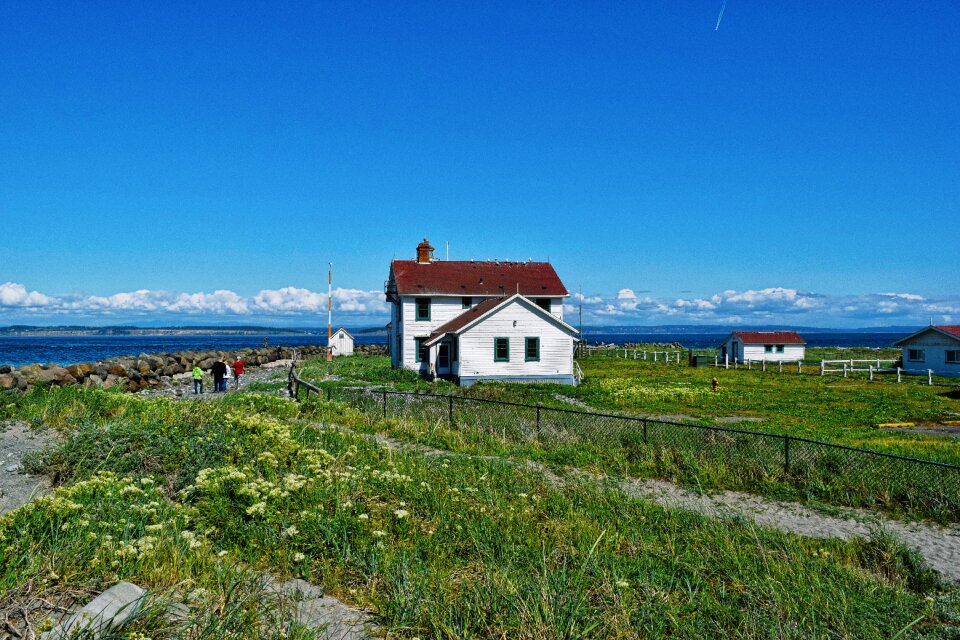 Coast ocean landmark