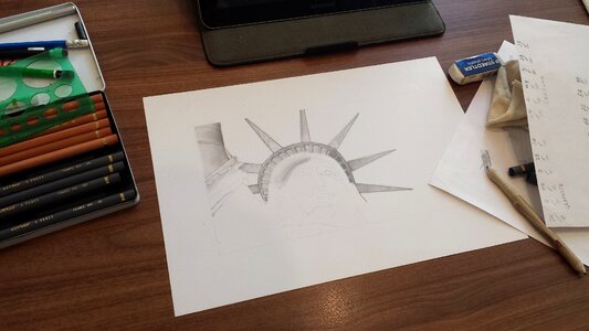 Drawing hobby sketch