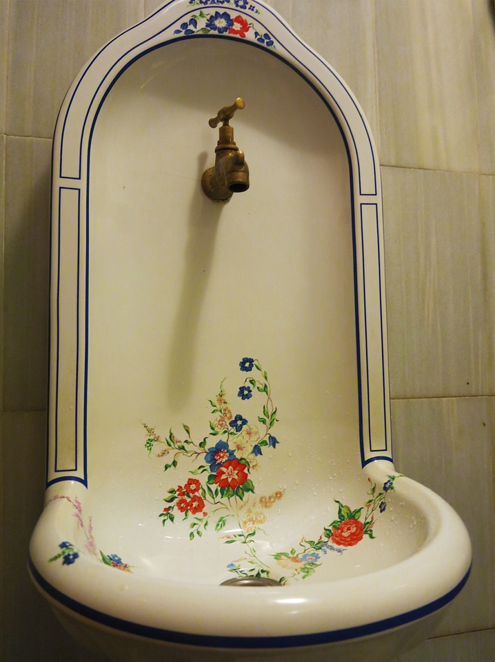 Water tap design ornate