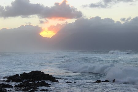 Sky beach surfer photo